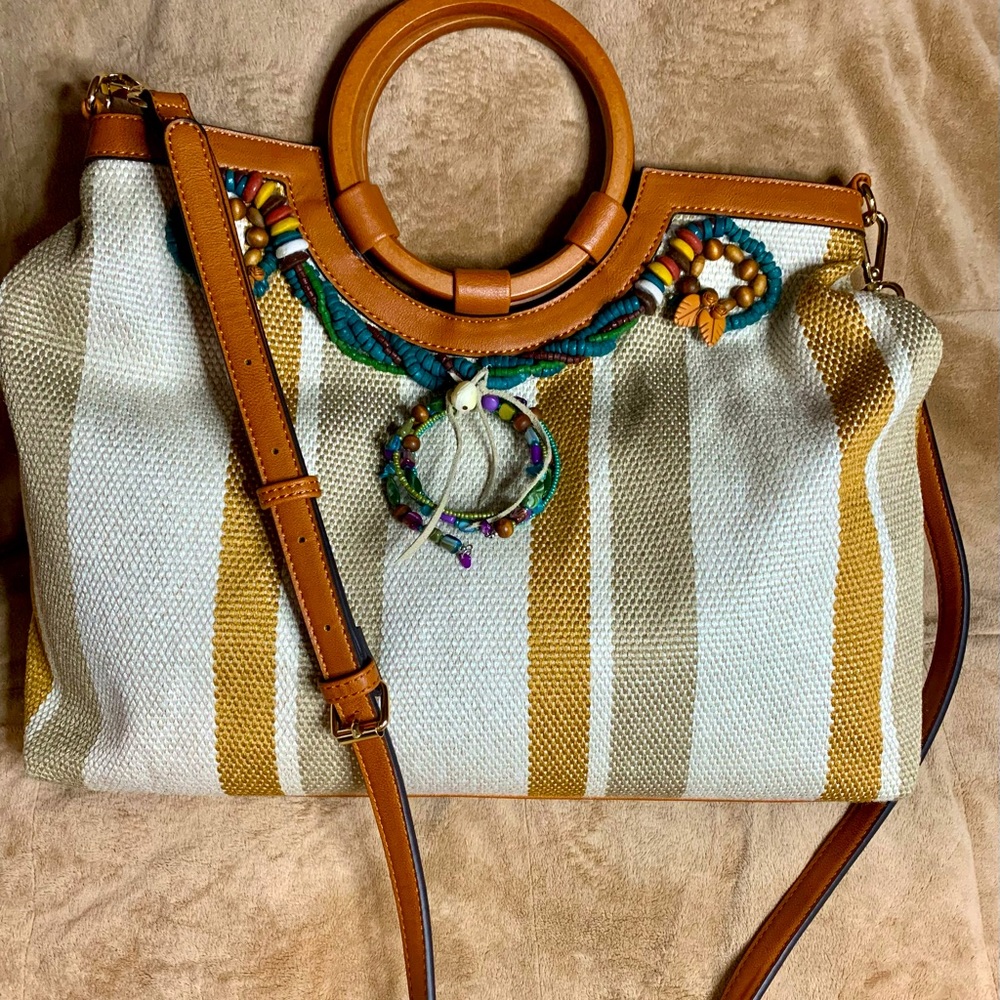 💫💫 Sole Society bag with handles and
adjustable strap💫💫#C78